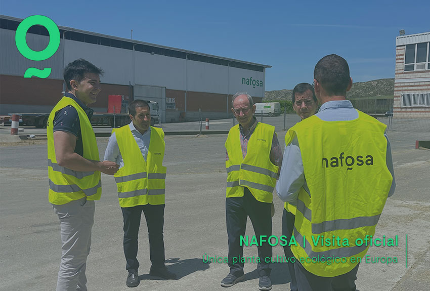 Nafosa es la única planta de producción de alfalfa deshidratada y forrajes orgánicos de Europa con alto valor medioambiental y certificaciones específicas